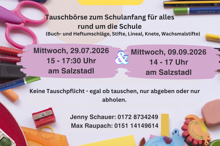 Schulmaterial-Tauschbörse