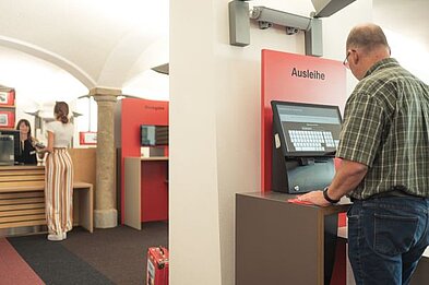 Selbstverbucher im Erdgeschoss